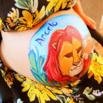 Belly painting Re Leone